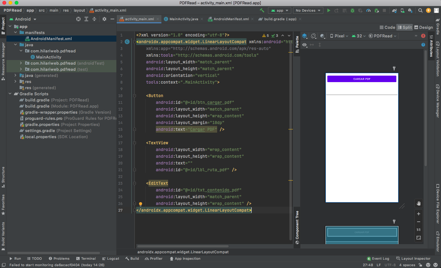 Como Escanear O Leer Un PDF Con Android Studio C digo Fuente